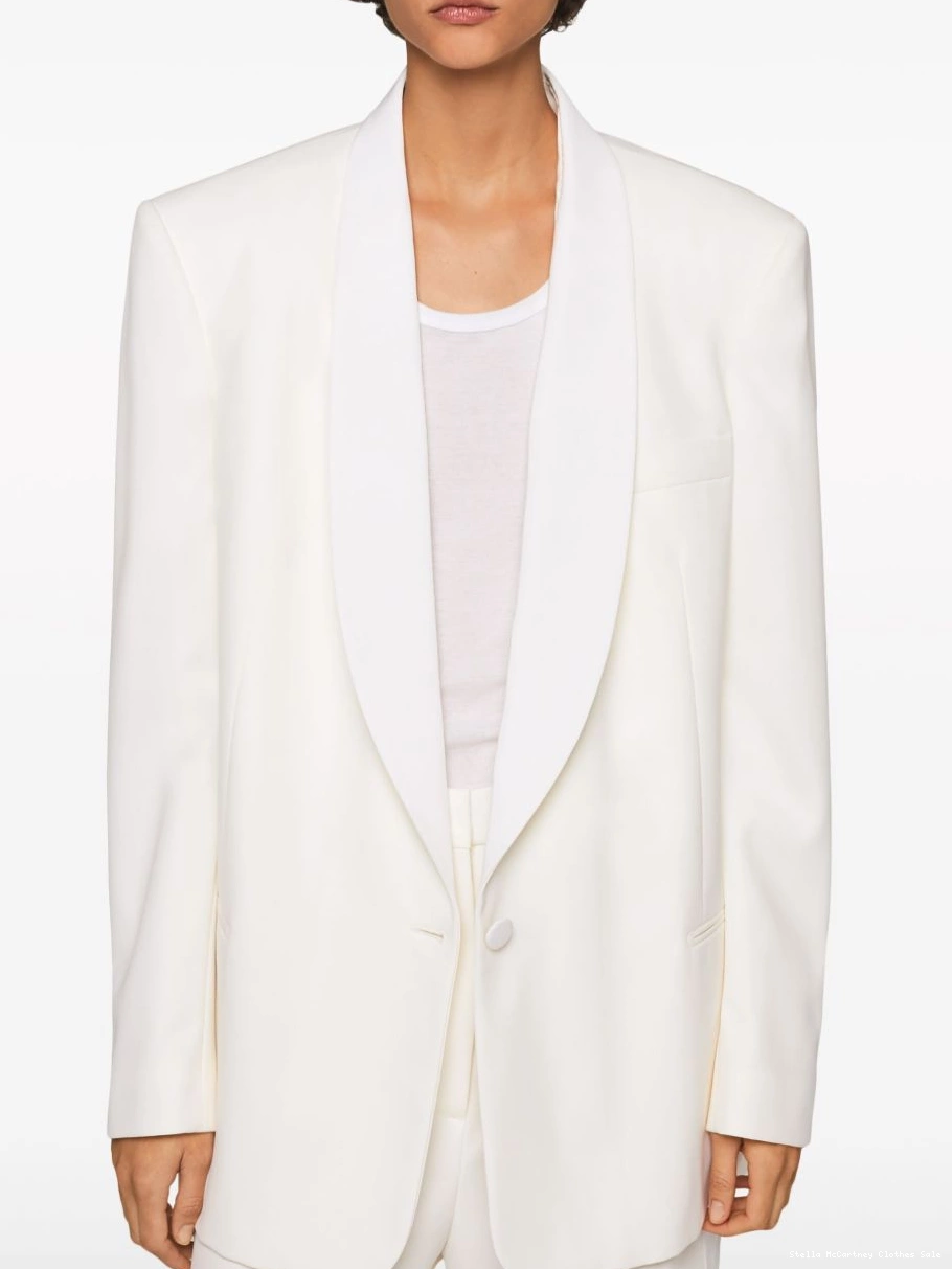 Cheap Stella Women McCartney blazer wool shawl-collar 0717